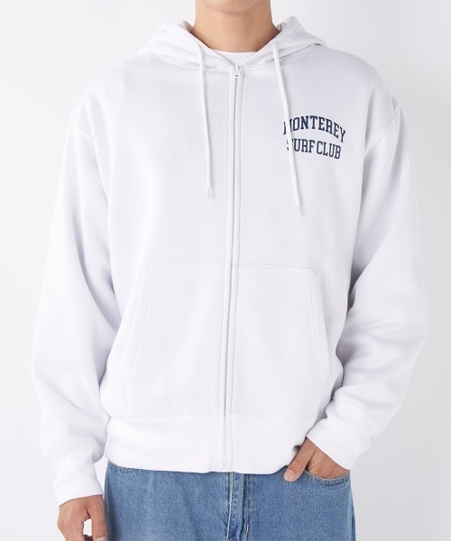 Ocean Pacific（オーシャンパシフィック）の「【OP/オーピー】ワンポイントスウェットジップパーカー（パーカー・メンズ・ネイビー/ホワイト/ブラック/ヘザーグレー・MEDIUM/LARGE/X-LARGE）」の11枚目の写真