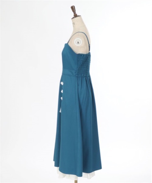 axes femme(アクシーズファム)の「タッセル付チャイナ風ワンピース(ワンピース・レディース・ワイン/ブルーグリーン/ブラック・FREE)」の10枚目の写真