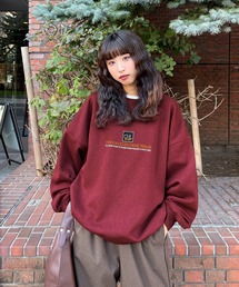ヴィンテージ刺繍スウェット