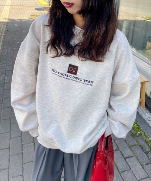 6点¥10,000 ビンテージ 古着 卸 レトロ 80's 花刺繍スウェット 下北沢古着 USA製 昭和レトロ花柄刺繍ネイビー トレーナー XL