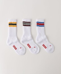 Healthknit | ＜Healthknit＞3ライン ソックス / キッズ  19cm-21cm(ソックス/靴下)