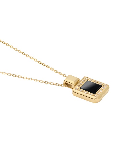 K18YG ブラックカルセドニー ネックレス（ネックレス）｜VENDOME