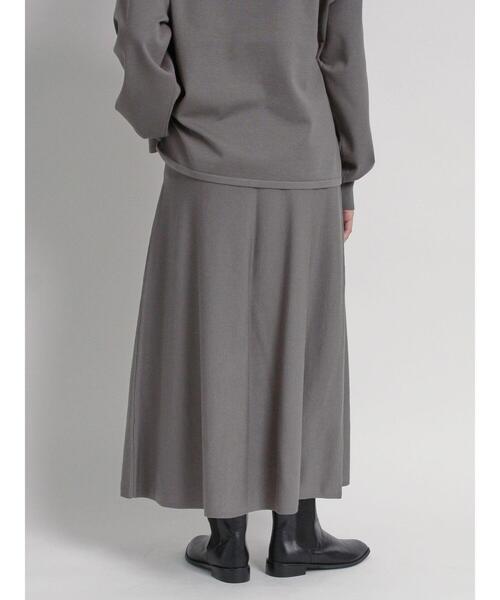 sm2rhythm（サマンサモスモスリズム）の「プレーティングニットフレアスカート(セットアップ可)（スカート・レディース・ベージュ/グレー/ブラック・F）」の6枚目の写真