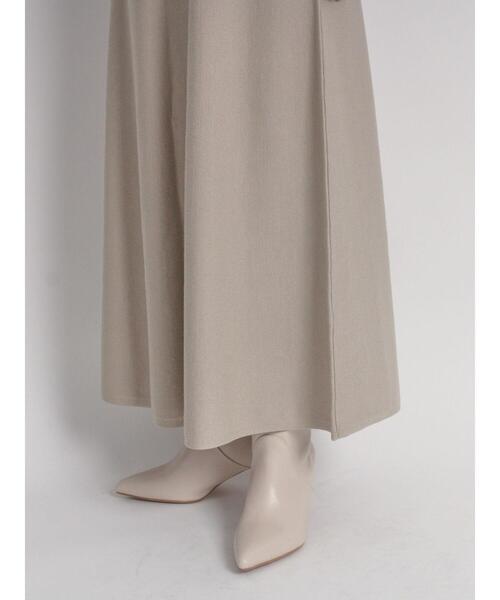 sm2rhythm（サマンサモスモスリズム）の「プレーティングニットフレアスカート(セットアップ可)（スカート・レディース・ベージュ/グレー/ブラック・F）」の18枚目の写真