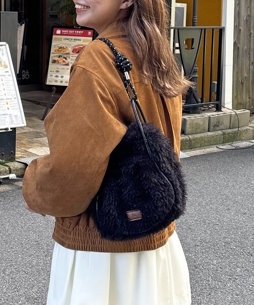 FUKA's企画】PUパラコードギャザーミニショルダーバッグ