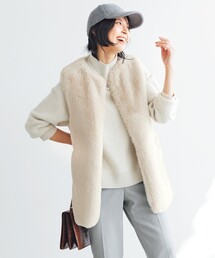 【WEB&一部店舗限定】へアリースウェット ハイネックニット