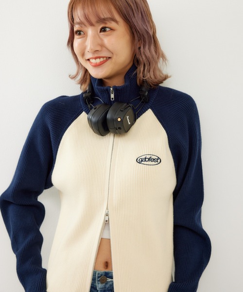 RODEO CROWNS WIDE BOWL(ロデオクラウンズワイドボウル)の「ラグランドライバーズニット(ニット/セーター・レディース・ブラウン系その他/グレー系その他/ブルー系その他3・FREE)」の6枚目の写真