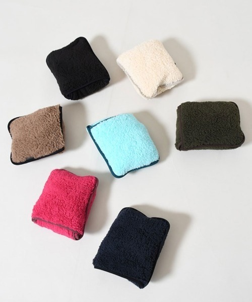 Johnbull（ジョンブル）の「【JOHNBULL】フリースマフラー（マフラー・メンズ・ネイビー/ベージュ/ブルー系その他/ブラック/オフホワイト/レオパード・ONESIZE）」の19枚目の写真