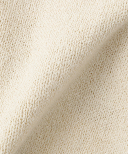 crepuscule(クレプスキュール)の「CREPUSCULE / クレプスキュール M-G Skipper L/S(ニット/セーター・メンズ・ブラック/アイボリー・1/2)」の8枚目の写真