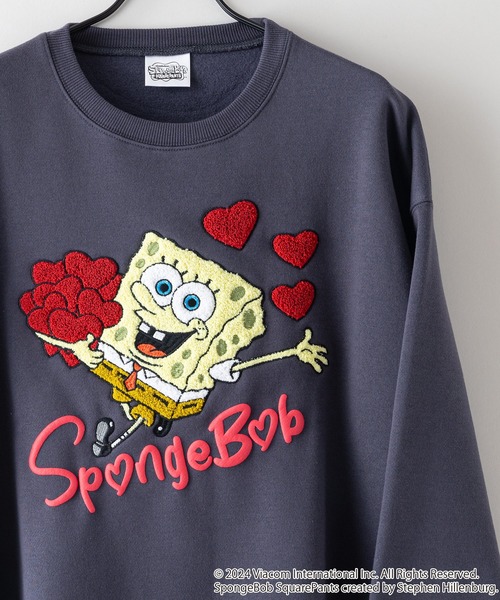 【限定コラボ】新品　SMC xスポンジボブ　スウェット　8Y /定価3万円以上 楽天市場】【メール便OK】スポンジボブ プリント スウェット