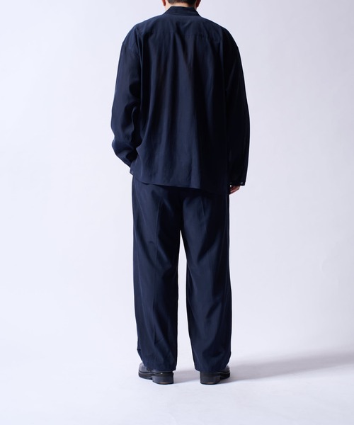 Lui's（ルイス）の「キュプラ混イージーワイドパンツ（その他パンツ・メンズ・ネイビー/チャコールグレー/ブラック・S/M）」の22枚目の写真