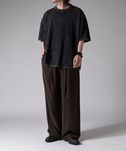 パンツ Qaz キュプラ混イージーワイドパンツ（その他パンツ）｜Lui's