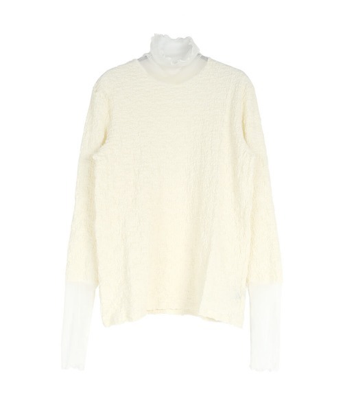 カットソー SHEER LAYERED TOPS ETHROF（イーサオブ）の「SHEER LAYERED TOPS（Tシャツ