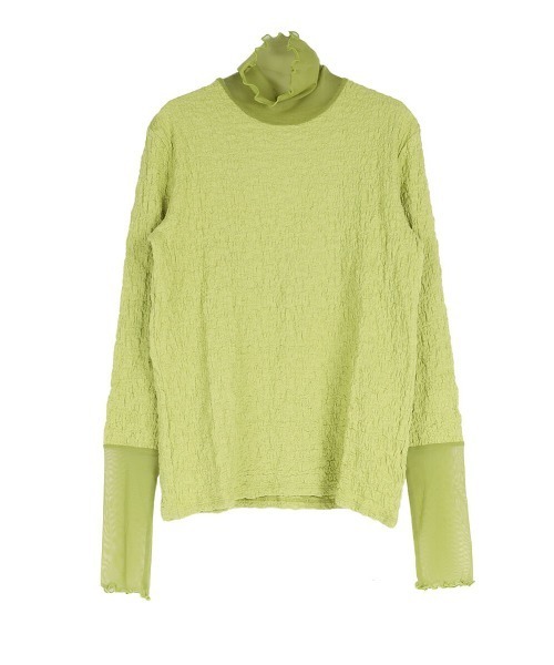 ETHROF（イーサオブ）の「SHEER LAYERED TOPS（Tシャツ
