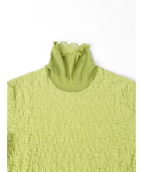 :ETHROF(イーサオブ)の「SHEER LAYERED TOPS(Tシャツ/カットソー・レディース・ベージュ系その他3/オフホワイト/ブラック・FREE)」の22枚目の写真