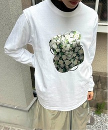 Casselini(キャセリーニ)フラワープリントロンT