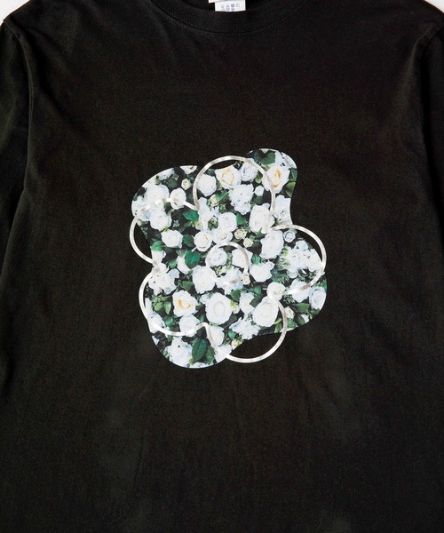 tシャツ Casselini(キャセリーニ)フラワープリントロンT レディース Casselini(キャセリーニ)フラワープリントロンT（Tシャツ