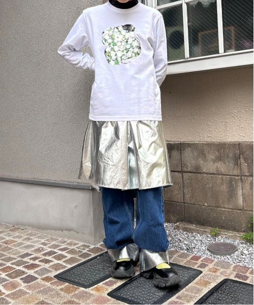 tシャツ Casselini(キャセリーニ)フラワープリントロンT レディース Casselini(キャセリーニ)フラワープリントロンT | CASSELINI