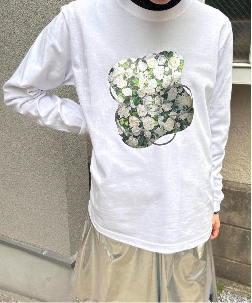 tシャツ Casselini(キャセリーニ)フラワープリントロンT レディース Casselini(キャセリーニ)フラワープリントロンT | CASSELINI