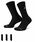 JORDAN BRANDiW[_uhj́uW[_ GufC N[ \bNX (3) / Jordan Everyday Crew Socks (3 pairs) DX9632-010 Blacki\bNX/CjvbubN