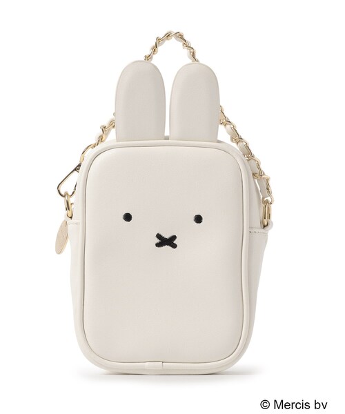 OPAQUE.CLIP（オペークドットクリップ）の「◆【コラボ】Dick Bruna × OPAQUE.CLIP マチ付きパートクリアポーチ ミッフィー（ポーチ・レディース・ホワイト系9/ブラック系7/シルバー系7・00）」の4枚目の写真
