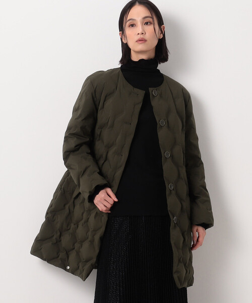 【セール】ダイヤ柄 ダウンコート（ダウンジャケット/コート）｜Gabardine K.T（ギャバジンケーティー）