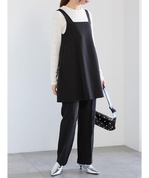 【セール】ダブルクロスセミフレアパンツ(セットアップ可)(その他パンツ)|Te chichi(テチチ) 【セール】ダブルクロスセミフレアパンツ(セットアップ可)(その他パンツ)|Te chichi(テチチ)