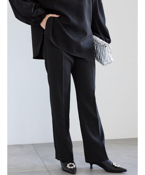 【セール】ダブルクロスセミフレアパンツ(セットアップ可)(その他パンツ)|Te chichi(テチチ) 【セール】ダブルクロスセミフレアパンツ(セットアップ可)(その他パンツ)|Te chichi(テチチ)