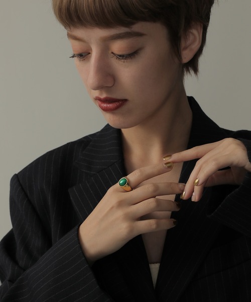 ORLEAN(オルレアン)の「【ORLEAN】 ストーンリング(リング・レディース・ゴールド/ゴールド系2/ゴールド系1・13号)」の7枚目の写真