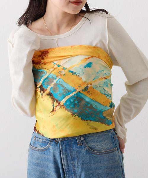 CIAOPANIC TYPY（チャオパニックティピー）の「【新色追加】【lil】アソートデザインスカーフ（バンダナ/スカーフ・レディース・イエロー/グリーン/レッド/ブラウン/ブルー/ブラック/オレンジ/グリーン系その他/ブラック系その他/ブラウン系その他/ベージュ/ブルー系その他・ONE SIZE）」の16枚目の写真