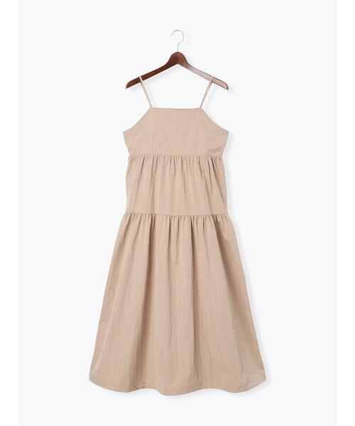 Te chichi TERRASSE(テチチテラス)の「2WAYバルーンティアードキャミワンピース(ワンピース・レディース・カーキ/ブラック/ベージュ・F)」の11枚目の写真