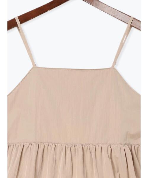 Te chichi TERRASSE(テチチテラス)の「2WAYバルーンティアードキャミワンピース(ワンピース・レディース・カーキ/ブラック/ベージュ・F)」の9枚目の写真