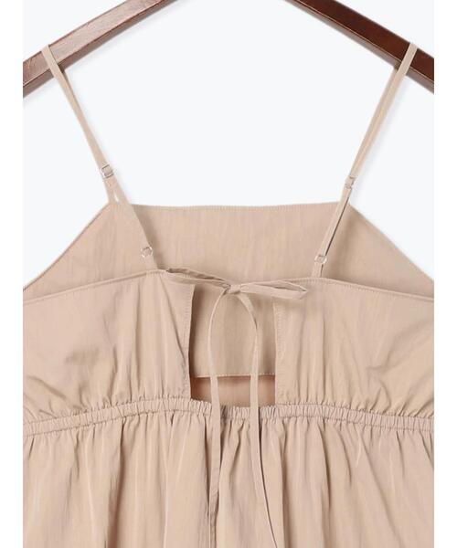 Te chichi TERRASSE(テチチテラス)の「2WAYバルーンティアードキャミワンピース(ワンピース・レディース・カーキ/ブラック/ベージュ・F)」の6枚目の写真