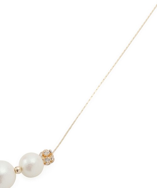 ROPE' PICNIC（ロペピクニック）の「ロンデル×パールネックレス（ネックレス・レディース・シルバー/ゴールド・FREE）」の5枚目の写真