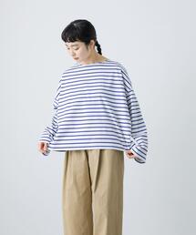かぐれ | ボーダーボートネックプルオーバー(Tシャツ/カットソー)