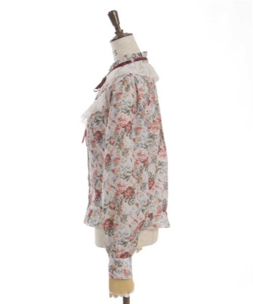 axes femme(アクシーズファム)の「フラワーガーデン柄ブラウス(シャツ/ブラウス・レディース・ブラック/キナリ/ミント・FREE)」の16枚目の写真