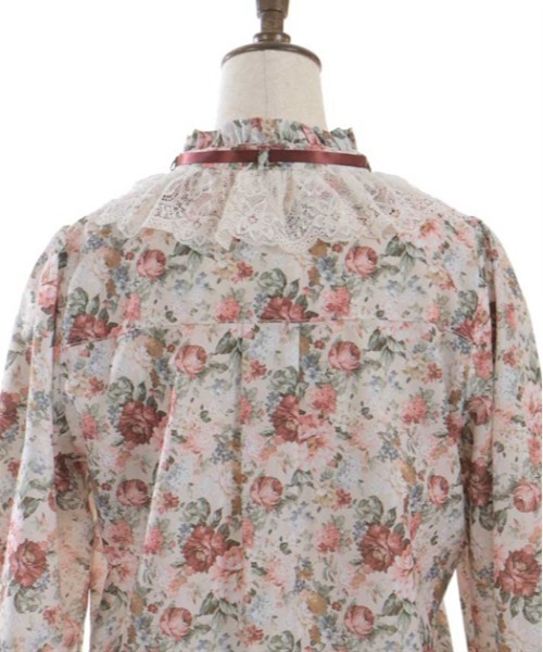 axes femme(アクシーズファム)の「フラワーガーデン柄ブラウス(シャツ/ブラウス・レディース・ブラック/キナリ/ミント・FREE)」の22枚目の写真
