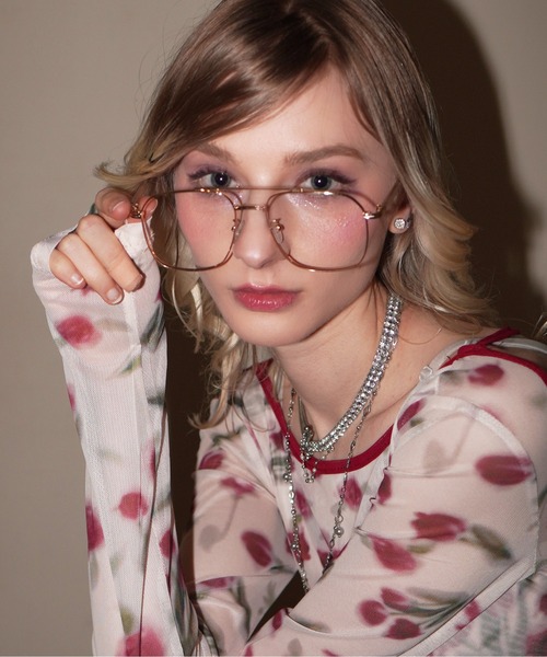 IMARI（イマリ）の「【 IMARI / イマリ 】 ティアドロップ型 メガネ（メガネ・レディース・シルバー/ゴールド・FREE）」の2枚目の写真