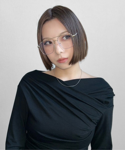 IMARI（イマリ）の「【 IMARI / イマリ 】 ティアドロップ型 メガネ（メガネ・レディース・シルバー/ゴールド・FREE）」の6枚目の写真