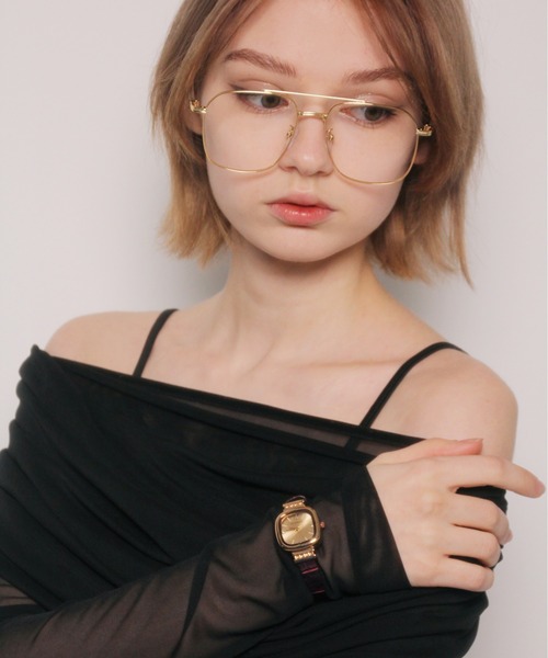 IMARI（イマリ）の「【 IMARI / イマリ 】 ティアドロップ型 メガネ（メガネ・レディース・シルバー/ゴールド・FREE）」の18枚目の写真