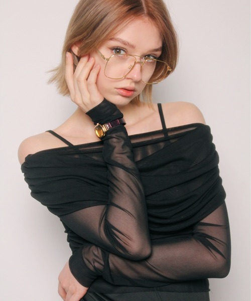 IMARI（イマリ）の「【 IMARI / イマリ 】 ティアドロップ型 メガネ（メガネ・レディース・シルバー/ゴールド・FREE）」の20枚目の写真