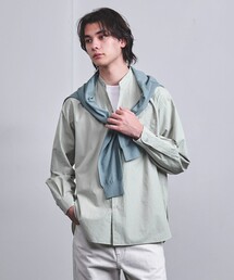 UNITED ARROWS | カリビアーナミルズ ポプリン バンドカラーシャツ(シャツ/ブラウス)