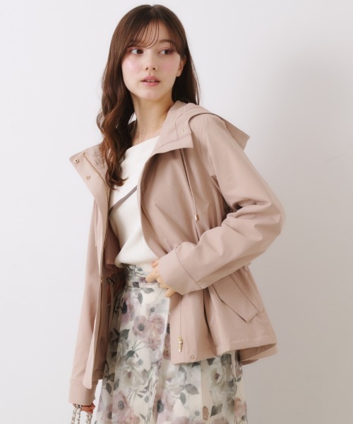 couture brooch（クチュールブローチ）の「【2025春新作・撥水】愛されマンパ（ブルゾン・レディース・アイボリー/ブラック/サンドベージュ/ナチュラル・36/38/42/40）」の19枚目の写真