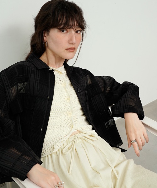 ブラウス シャツ FRINGE CROPPED シャツ レディース MOUSSY ブラウス シャツ FRINGE CROPPED レディース : ZOZOTOWN