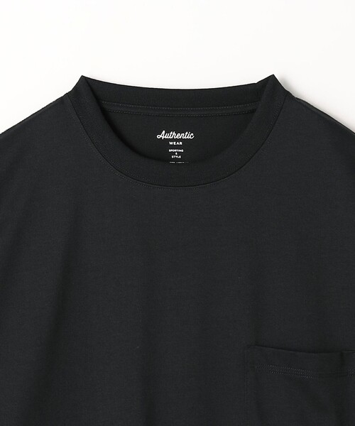 green label relaxing(グリーンレーベルリラクシング)の「ドライ ジャージ クルーネック Tシャツ -吸水速乾-(Tシャツ/カットソー・メンズ・ホワイト/オレンジ/ブラック・S/XXL/XL/L/M)」の13枚目の写真