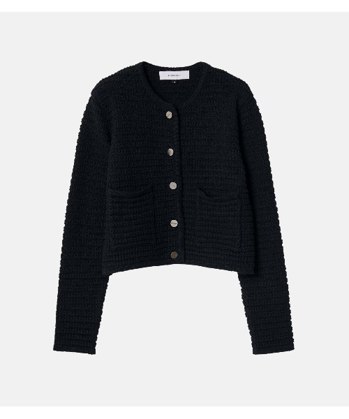 カーディガン ワッフルニットジャケット / Waffle Knit Jacket レディース セール】ワッフルニットジャケット / Waffle Knit Jacket