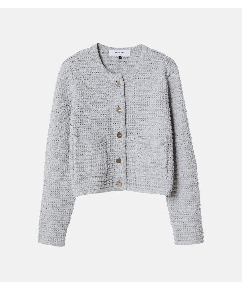 セール】ワッフルニットジャケット / Waffle Knit Jacket