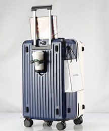 relac（レーラック）の「ドリンクホルダー付き 多機能 キャリーケース Lサイズ 90L（スーツケース/キャリーバッグ・メンズ）」