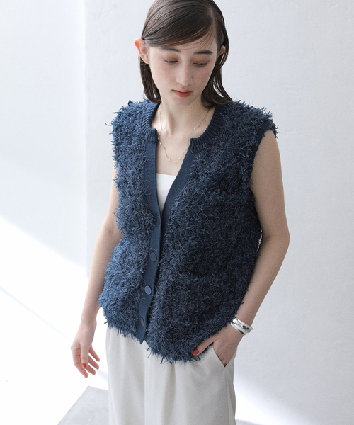 La TOTALITE（ラトータリテ）の「リネン混オックスベスト