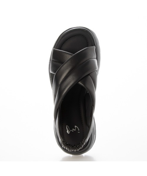 ing（イング）の「厚底クロスベルトスポーツサンダル（サンダル・レディース・ベージュ/ブラック・M/L/S）」の7枚目の写真